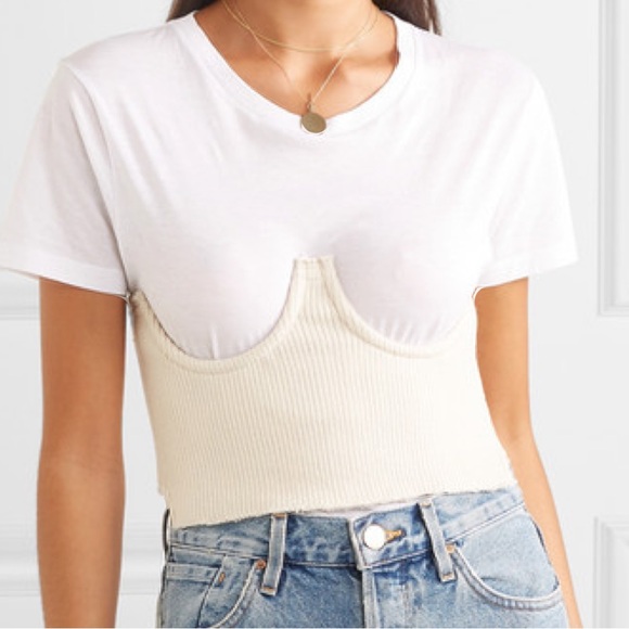 Orseund Iris Tops - Orseund Iris Sweater Ribbed Knit Corset